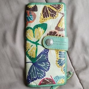 Fossil Butterfly print wallet